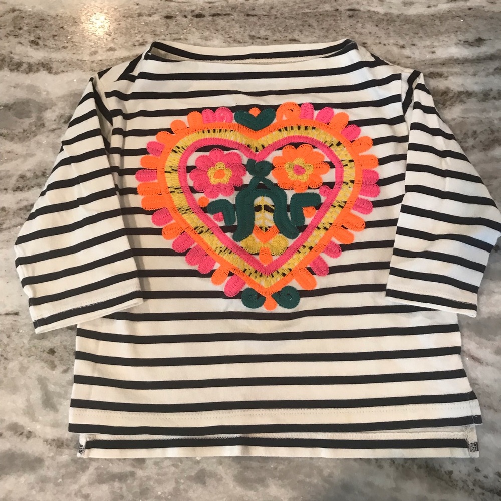 J. Crew embroidered top
